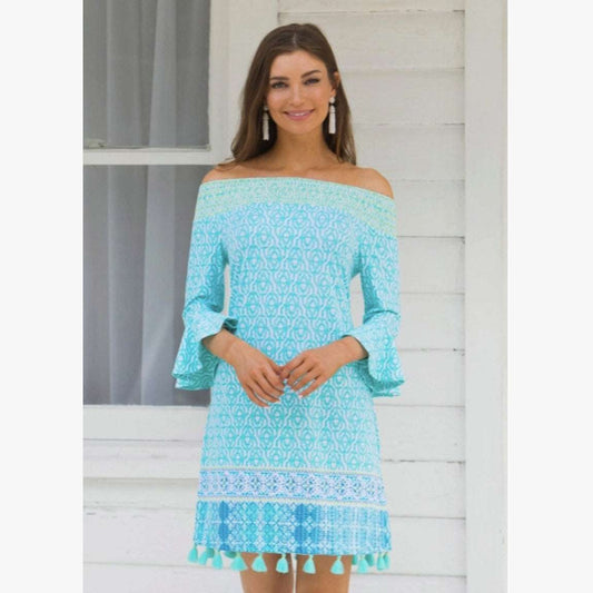 Coastal Cottage Off the Shoulder Dress
