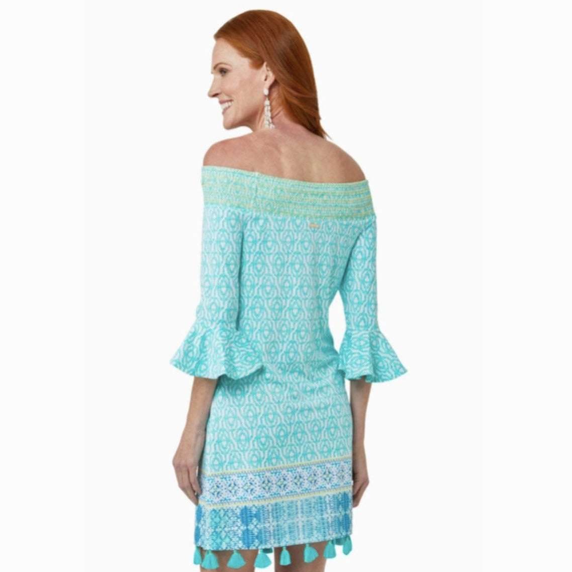 Coastal Cottage Off the Shoulder Dress