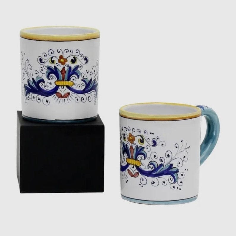 Positano Mug Gift Box Set- curated Italian gift box featuring two ceramic mugs inspired by Coastal Positano charm