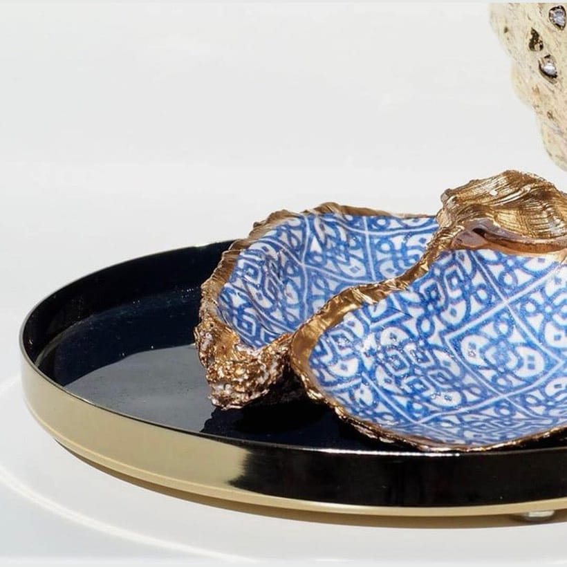 Amalfi Blue & White Tile Jewelry Dish