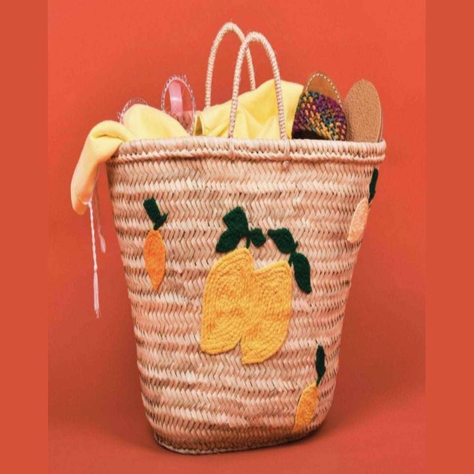 Lemon Italian Beach Bag