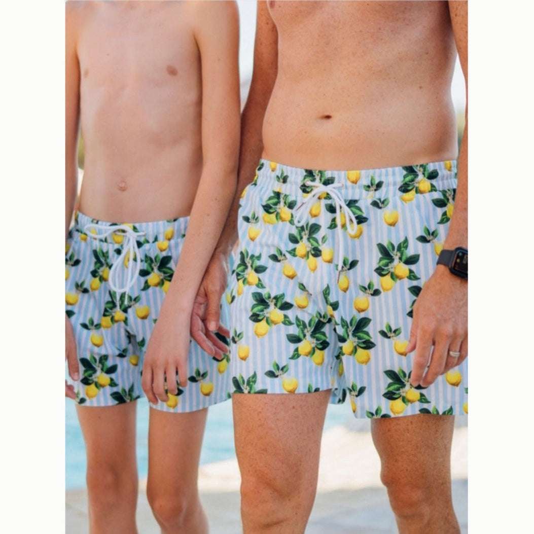 Amalfi Coast Lemon Swim Shorts
