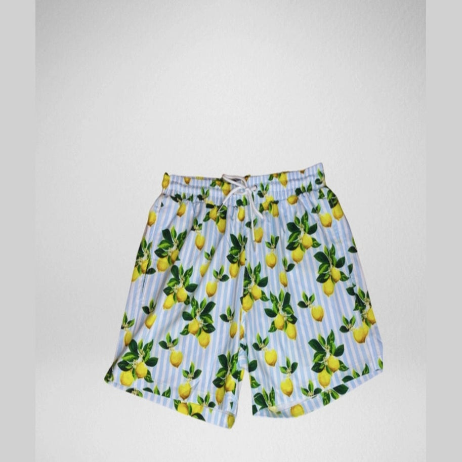 Amalfi Coast Lemon Swim Shorts