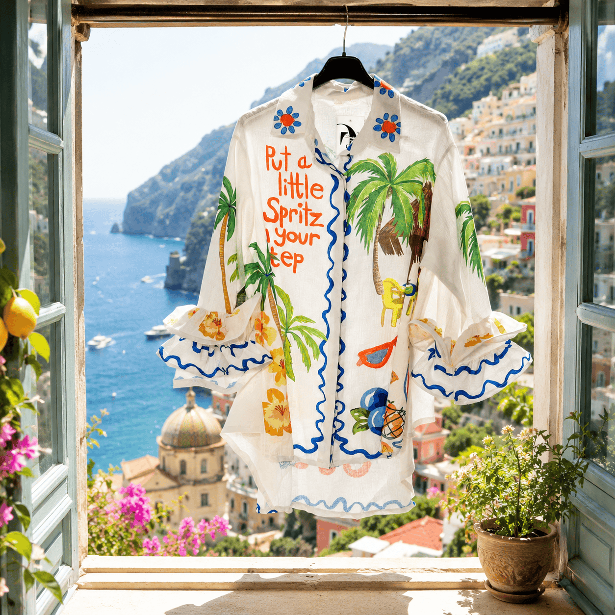 Put a Little Spritz in Your Step Printed Shirt