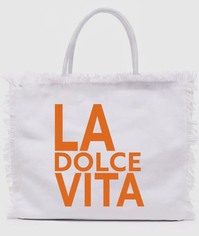 La Dolce Vita- Fringe Tote