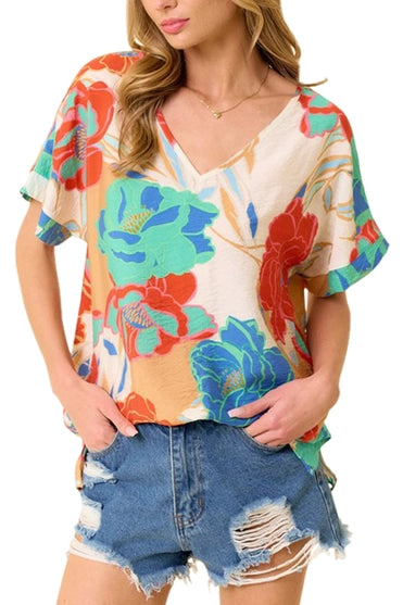 Amalfi Floral Top