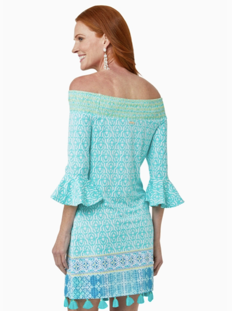 Coastal Cottage Off the Shoulder Dress