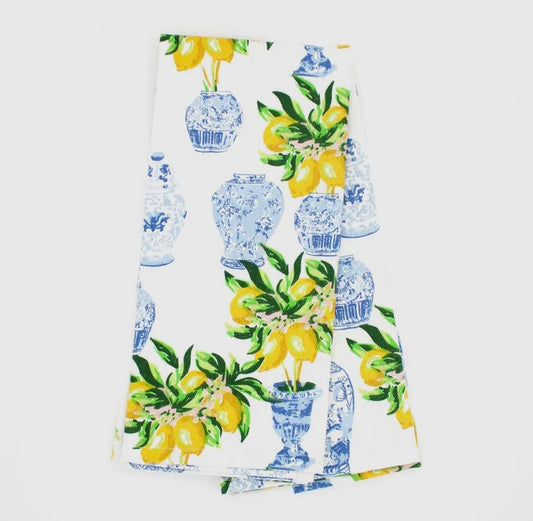 Amalfi Lemon Ginger Kitchen Towel Set