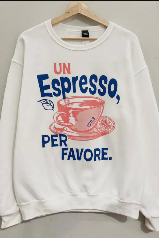 Unisex Italian Espresso Sweatshirt