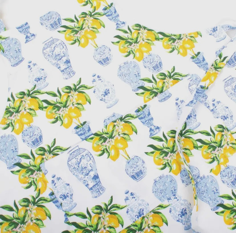 Amalfi Lemon Ginger Apron