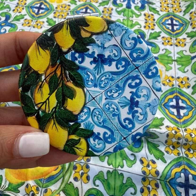 Verde Lemon Maiolica Foulard Dress