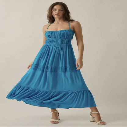 Solid Maxi Dress