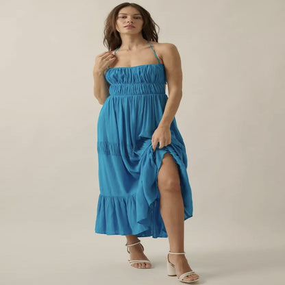 Solid Maxi Dress