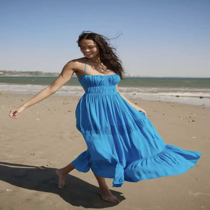 Solid Maxi Dress