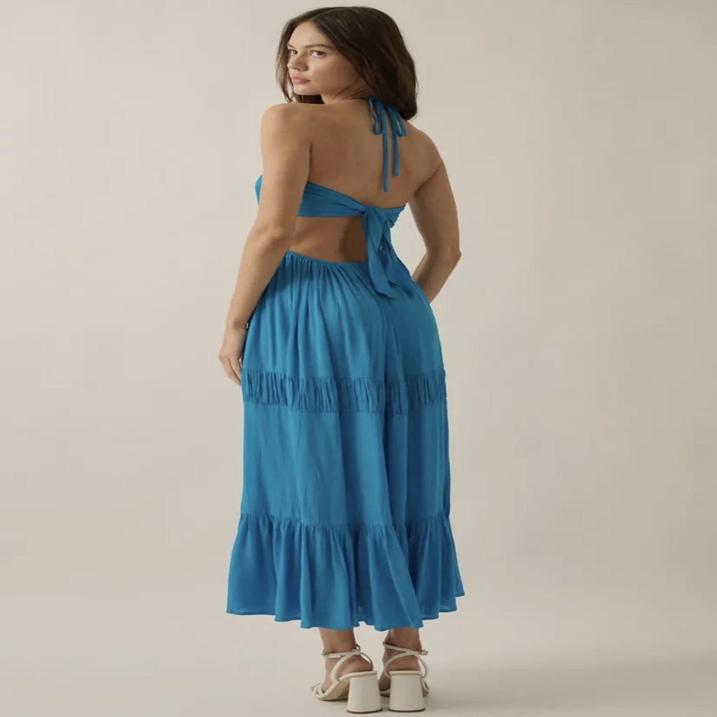 Solid Maxi Dress