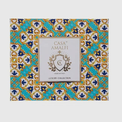 Take Me to Capri Gift Box- Mediterranean inspired Casa Amalfi gift box featuring Capri-inspired luxury soap and artisan soap tray with coastal design 