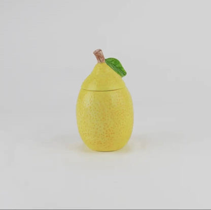 Amalfi Lemon Decorative Jar