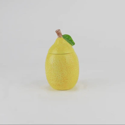 Amalfi Lemon Decorative Jar