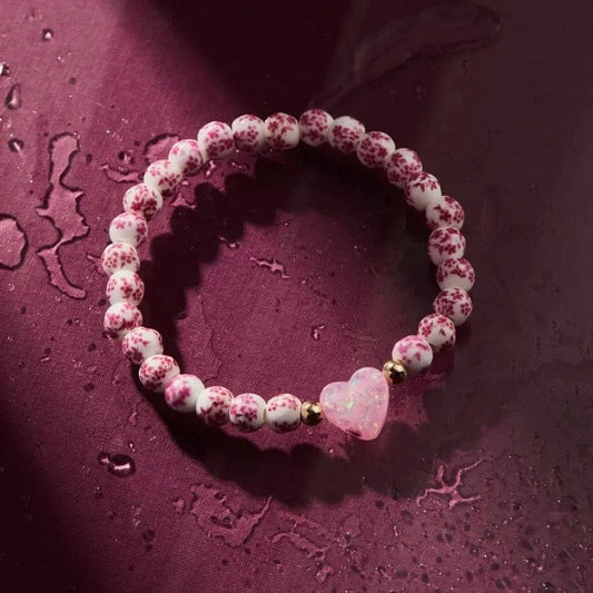 Porcelain Heart Holy Water Bracelet