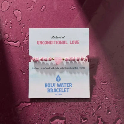 Porcelain Heart Holy Water Bracelet