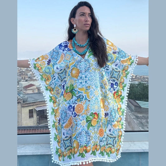 Arancia Citrus Foulard Dress