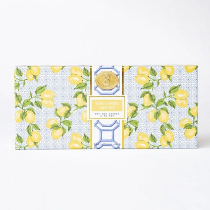 Lemon Trellis 3-Piece Candle Gift Set