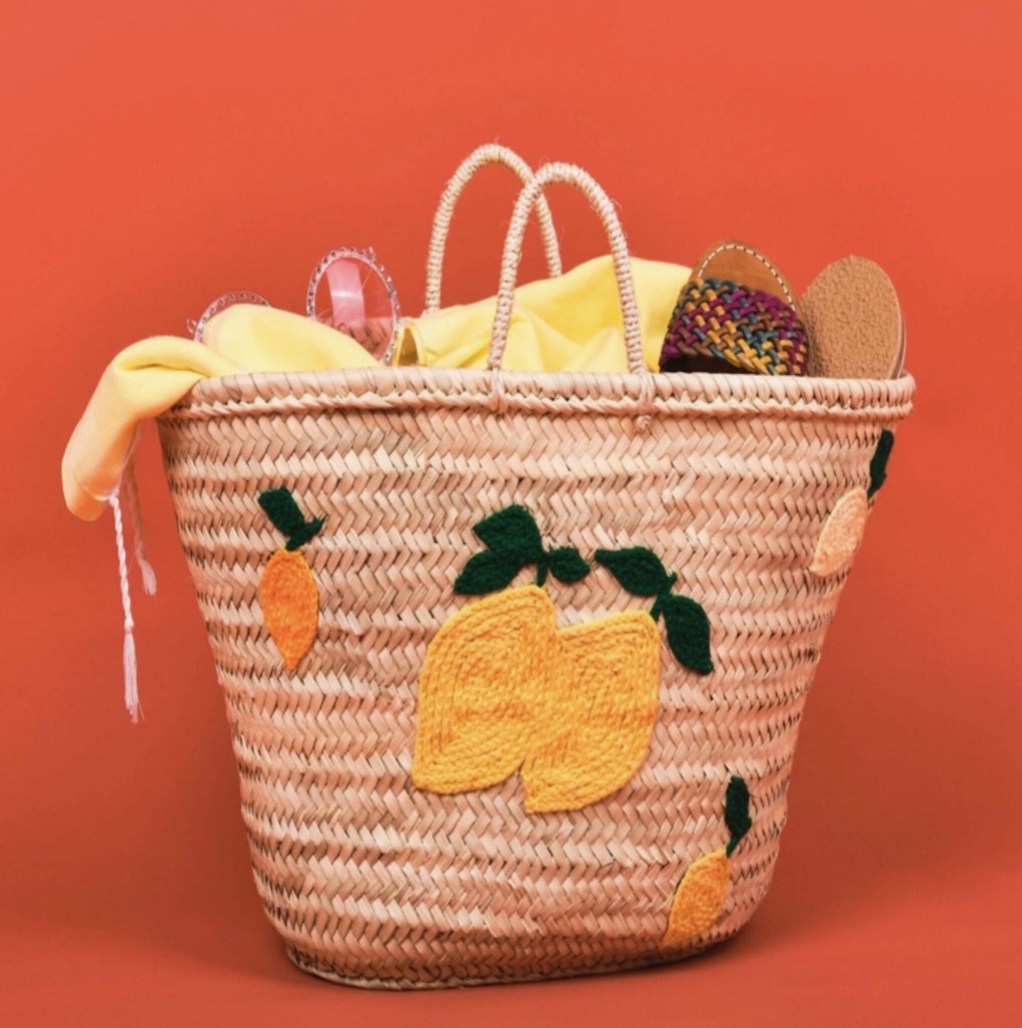 Lemon Italian Beach Bag