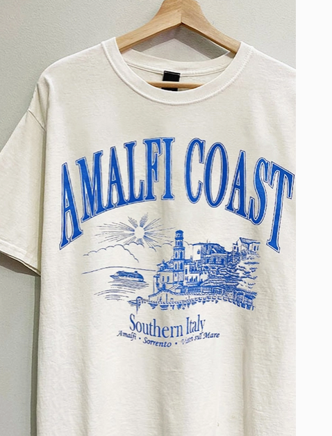 Amalfi Coast Graphic Tee