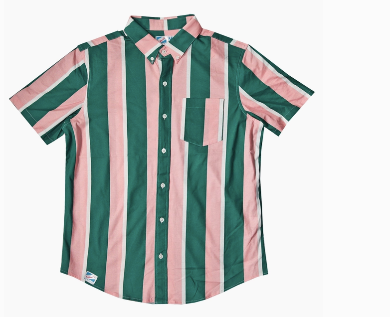 Retro Stripes - Cotton Stretch Shirt