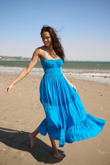 Solid Maxi Dress