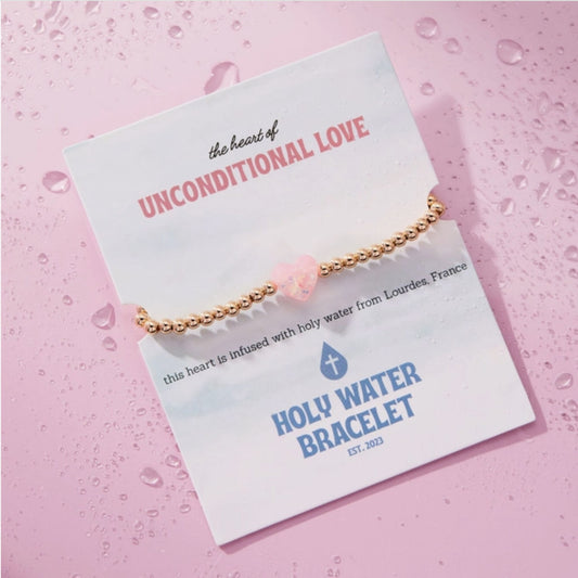 Women's Holy Water Bracelet- Unconditional Love