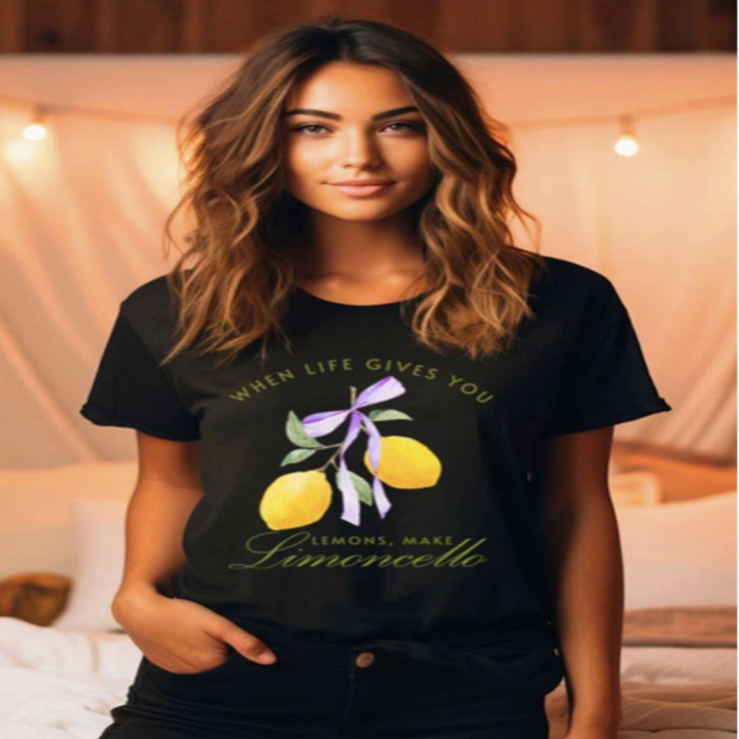 Black Limoncello Graphic Tee